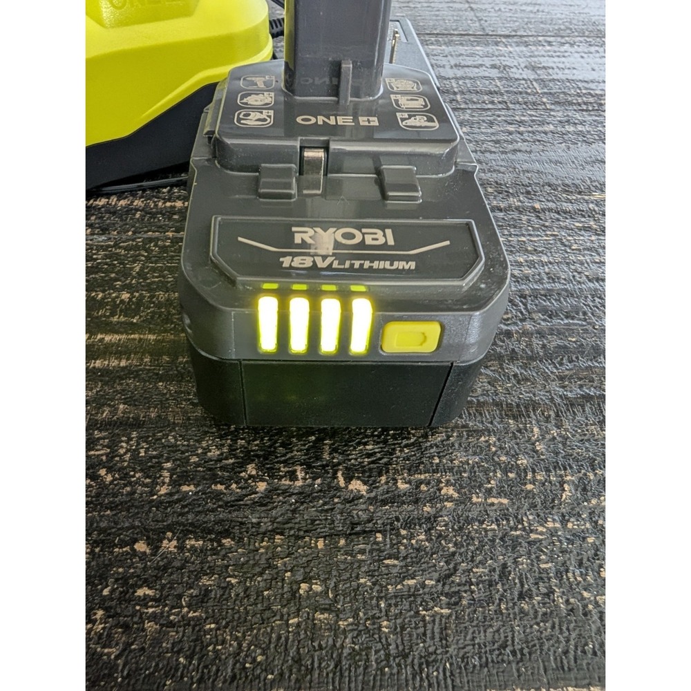RYOBI ONE+ 18V Lithium 4Ah Battery (PBP005) & Charger PCG002 - Picture 5 of 7